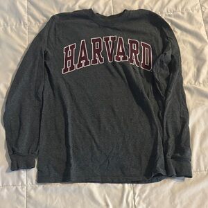Harvard Charcoal Long Sleeve Tee